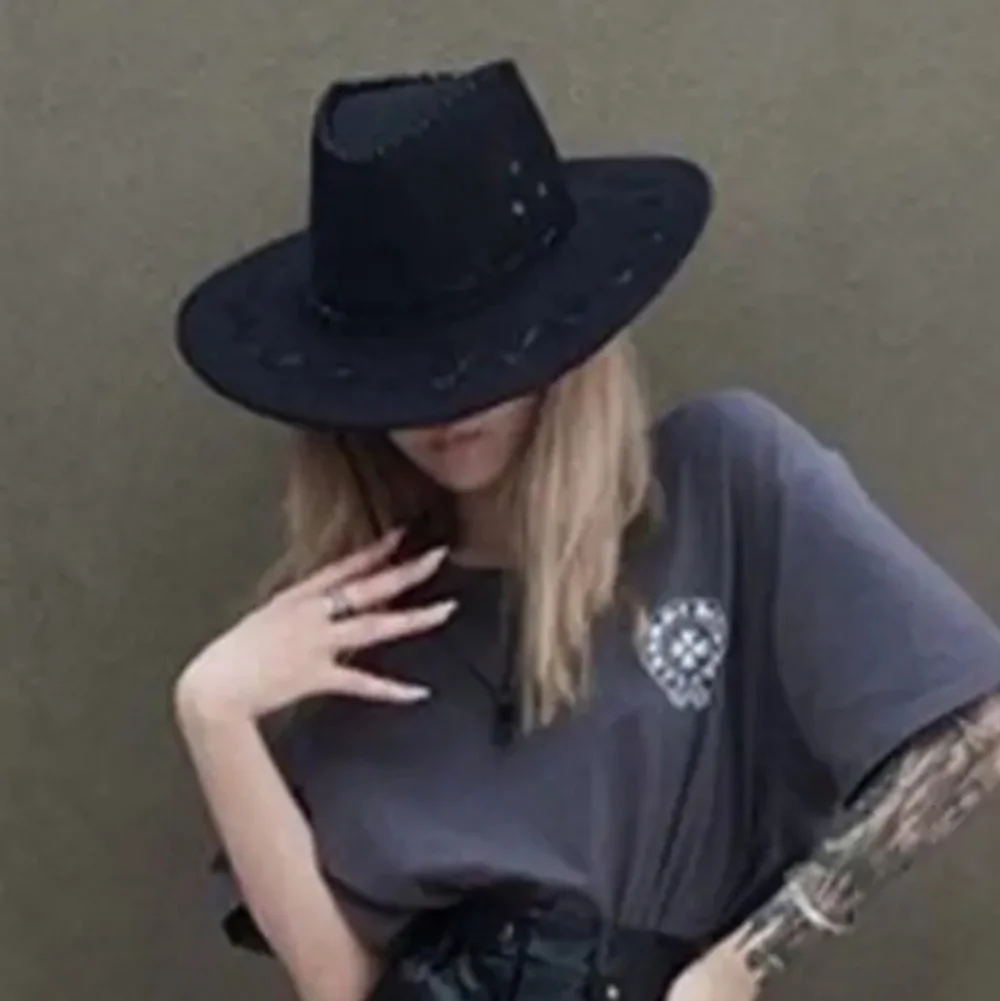 Stylish Black Cowboy Hat